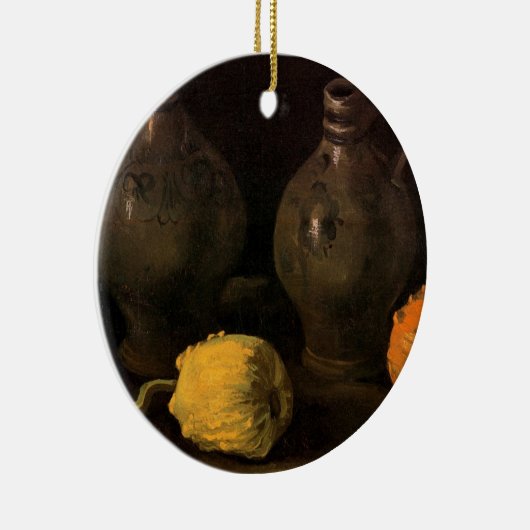 ビンセント・ヴァン・ゴッホによる2つの瓶と2つのカボチャ セラミックオーナメント (右)