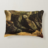 ビンセント・ヴァン・ゴッホによる3足の靴 アクセントクッション (裏面)