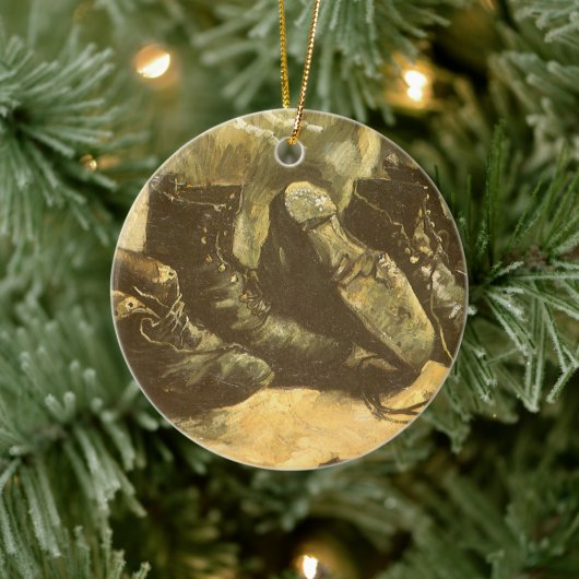 ビンセント・ヴァン・ゴッホによる3足の靴 セラミックオーナメント (ツリー)