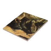 ビンセント・ヴァン・ゴッホによる3足の靴 タイル (側面)