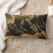 ビンセント・ヴァン・ゴッホによる3足の靴 ランバークッション (ブランケット)