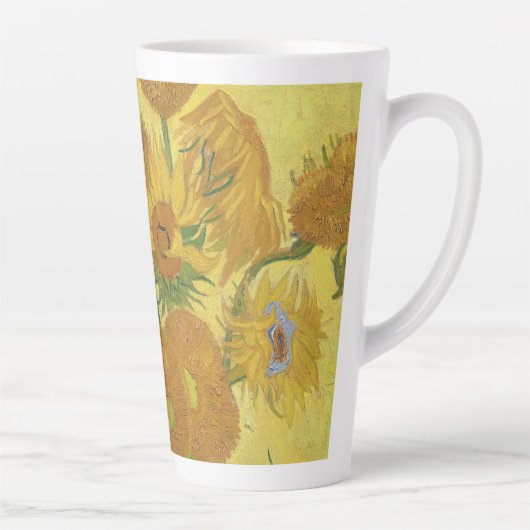 ビンセント・ヴァン・ゴッホのひまわり（1888年） カフェラテマグ (右)