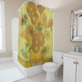 ビンセント・ヴァン・ゴッホのひまわり(1888年) シャワーカーテン (インサイチュ)