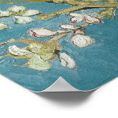 ビンセント・ヴァン・ゴッホのアーモンドの花（1890年） ポスター (角)