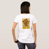 ビンセント・ヴァン・ゴッホのヒマワリ, 1878 Tシャツ (裏面フル)