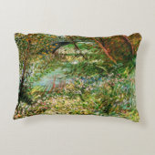 ビンセント・ヴァン・ゴッホのポンデクリシー州セーヌの銀行 アクセントクッション (裏面)