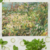 ビンセント・ヴァン・ゴッホのポンデクリシー州セーヌの銀行 キッチンタオル (折り畳み)