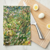 ビンセント・ヴァン・ゴッホのポンデクリシー州セーヌの銀行 キッチンタオル (四つ折り)