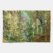 ビンセント・ヴァン・ゴッホのポンデクリシー州セーヌの銀行 キッチンタオル (横)