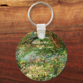 ビンセント・ヴァン・ゴッホのポンデクリシー州セーヌの銀行 キーホルダー (正面)