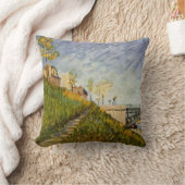 ビンセント・ヴァン・ゴッホのポンデクリシー州セーヌの銀行 クッション (ブランケット)