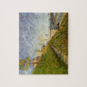 ビンセント・ヴァン・ゴッホのポンデクリシー州セーヌの銀行 ジグソーパズル (縦)