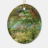 ビンセント・ヴァン・ゴッホのポンデクリシー州セーヌの銀行 セラミックオーナメント (左)