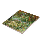 ビンセント・ヴァン・ゴッホのポンデクリシー州セーヌの銀行 タイル (側面)