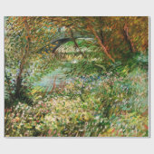 ビンセント・ヴァン・ゴッホのポンデクリシー州セーヌの銀行 ラッピングペーパー (フラット)