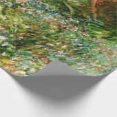 ビンセント・ヴァン・ゴッホのポンデクリシー州セーヌの銀行 ラッピングペーパー (角)