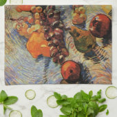 ビンセント・ヴァン・ゴッホのリンゴ、梨、レモン、ブドウ キッチンタオル (折り畳み)