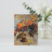 ビンセント・ヴァン・ゴッホのリンゴ、梨、レモン、ブドウ ポストカード (スタンド正面)