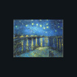 ビンセント・ヴァン・ゴッホのローネ上空の星空の夜 キャンバスプリント<br><div class="desc">ヴィンセント・ヴァン・ゴッホの星空の夜ローネの上に印刷ヴィンセント・ヴァン・ゴッホの星空の夜ローネの上に(1888)</div>
