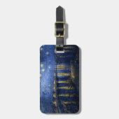 ビンセント・ヴァン・ゴッホのローネ上空の星空の夜 ラゲッジタグ (正面縦)