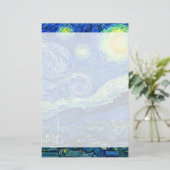 ビンセント·ヴァン·ゴッホの星夜 便箋 (スタンド正面)