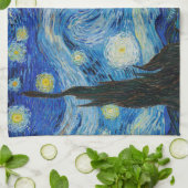 ビンセント・ヴァン・ゴッホの星空の夜 キッチンタオル (折り畳み)