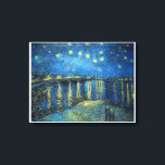 ビンセント・ヴァン・ゴッホの星空の夜 キャンバスプリント<br><div class="desc">ヴィンセント・ヴァン・ゴッホの星空の夜ローネ(1888)の有名な風景の上に息をのむようなイメージを特徴とする壮大な絵を描キャンバス。フレームの厚さは0.75インチで、キャンバスは20インチ×16インチ。家のつる中に入る際には、リビングルーム、ベッドルーム、玄関の壁に置いて管理したり、愛する人にプレゼントとして提供したりすることができる。</div>