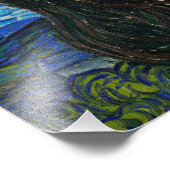 ビンセント・ヴァン・ゴッホの星空の夜 フォトプリント (角)