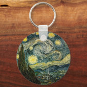 ビンセント・ヴァン・ゴッホの星空の夜（1889年） キーホルダー (正面)