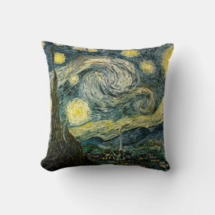 ビンセント・ヴァン・ゴッホの星空の夜(1889年) クッション