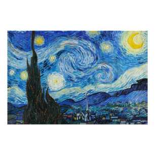 ビンセント・ヴァン・ゴッホの星空の夜(1889年) フォトプリント