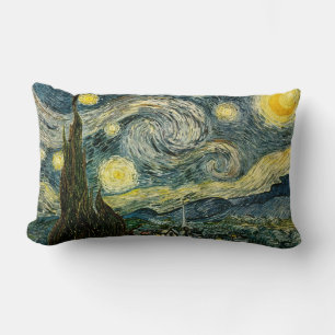 ビンセント・ヴァン・ゴッホの星空の夜(1889年) ランバークッション