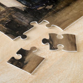 ビンセント・ヴァン・ゴッホの暖炉のそばの女性 ジグソーパズル (側面)