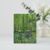 ビンセント・ヴァン・ゴッホの木々と低成長 ポストカード (スタンド正面)