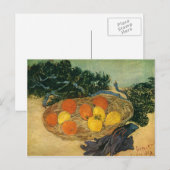 ビンセント・ヴァン・ゴッホの果物袋と手袋1889 ポストカード (正面/裏面)