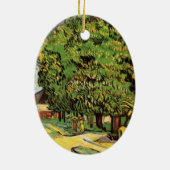 ビンセント・ヴァン・ゴッホの桜の木 セラミックオーナメント (裏面)