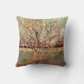 ビンセント・ヴァン・ゴッホの梅の花の果樹園 クッション (裏面)