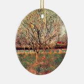 ビンセント・ヴァン・ゴッホの梅の花の果樹園 セラミックオーナメント (右)