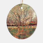 ビンセント・ヴァン・ゴッホの梅の花の果樹園 セラミックオーナメント (左)