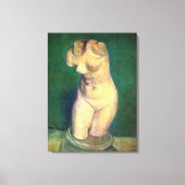 ビンセント・ヴァン・ゴッホの石膏女性胴体像 キャンバスプリント (正面)