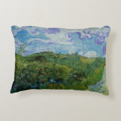 ビンセント・ヴァン・ゴッホの緑の小麦畑 アクセントクッション (裏面)