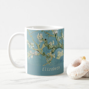 ビンセント・ヴァン・ゴッホの花のアーモンドの木 コーヒーマグカップ