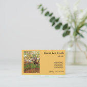 ビンセント・ヴァン・ゴッホの花の果樹園。イエロー 名刺 (スタンド正面)