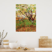 ビンセント・ヴァン・ゴッホの花の果樹園 ポスター (キッチン)