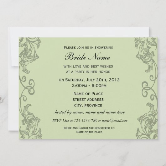 ビンセント・ヴァン・ゴッホの花の果樹園。 招待状 (正面)