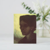 ビンセント・ヴァン・ゴッホの若い農民女性の頭 ポストカード (スタンド正面)