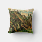 ビンセント・ヴァン・ゴッホの茅葺き砂岩の小屋 クッション (正面)