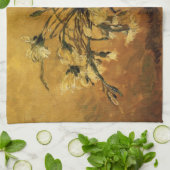 ビンセント・ヴァン・ゴッホの赤と白のカーネーション キッチンタオル (折り畳み)