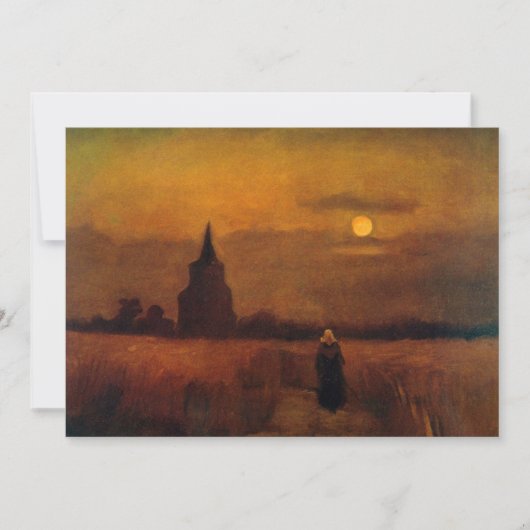 ビンセント・ヴァン・ゴッホの野原の古い塔 (正面)