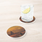 ビンセント・ヴァン・ゴッホの野原の古い塔 コースター (側面)